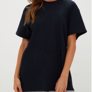 PrettyLittleThing Black Ultimate Oversized Tee New
